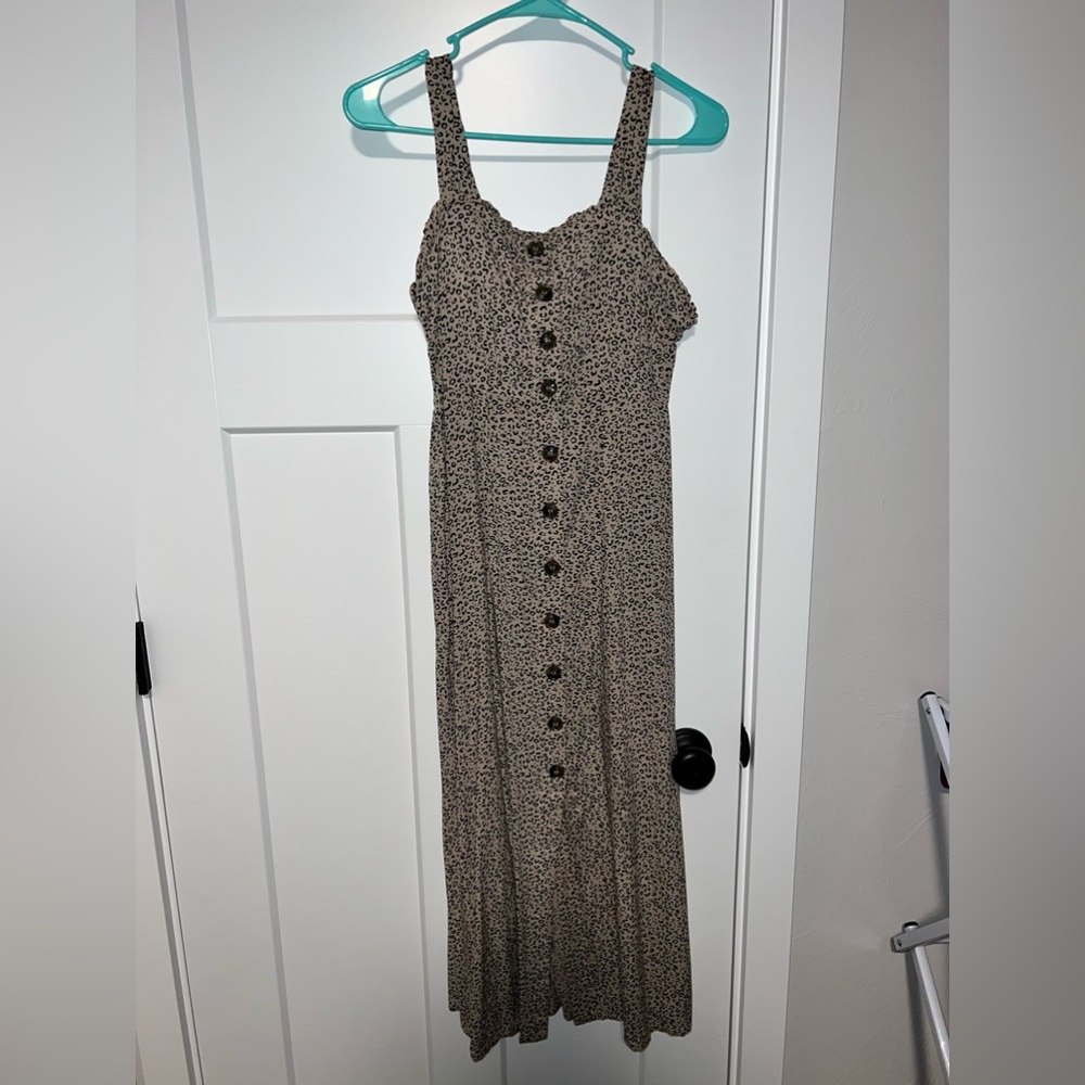 Full length print dress